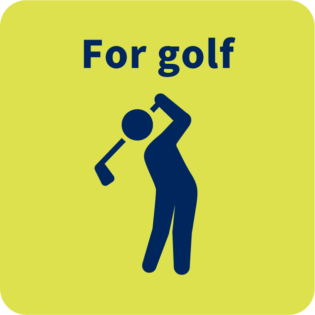 For golf