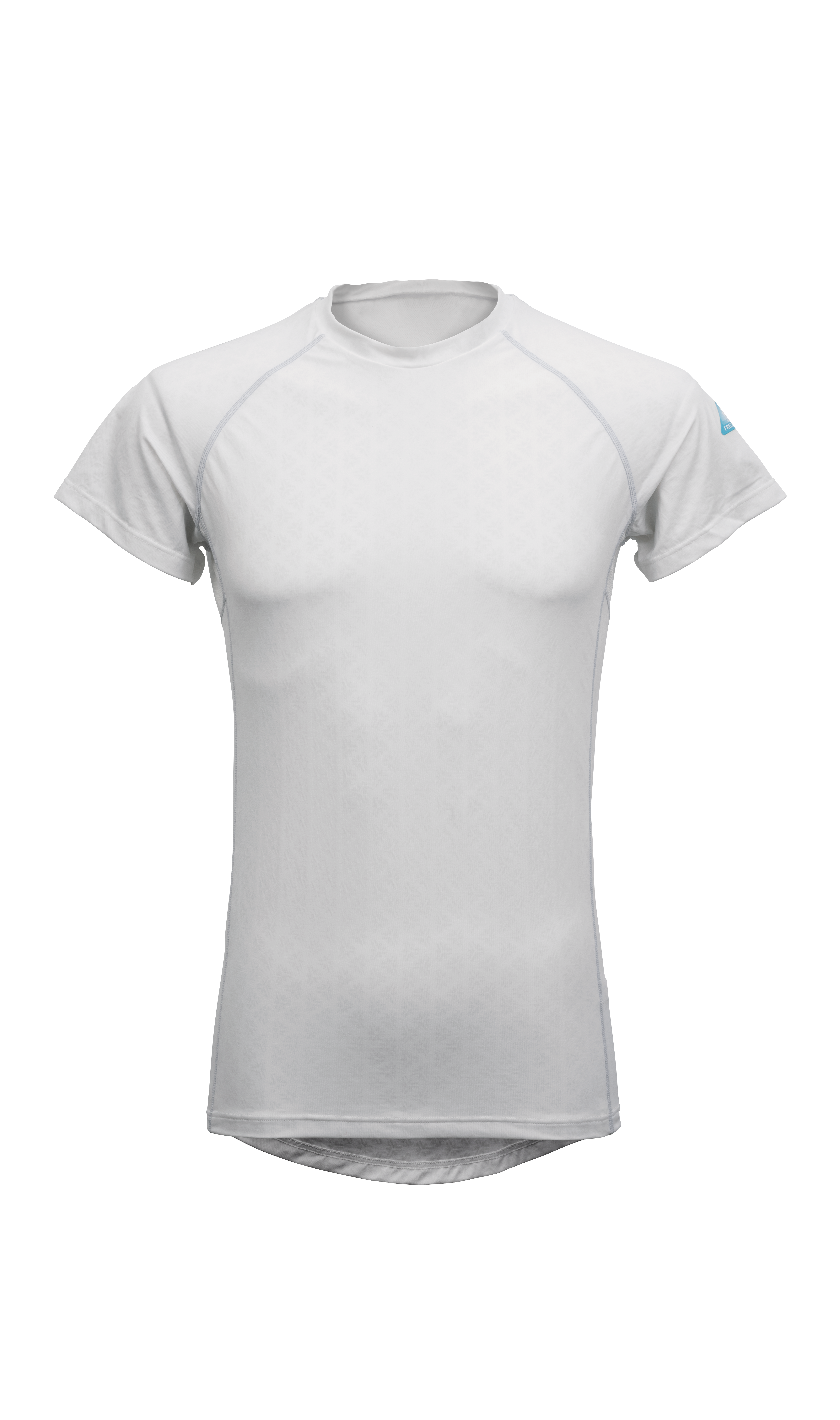 写真：Cooling shirt: short-sleeve crewneck/White