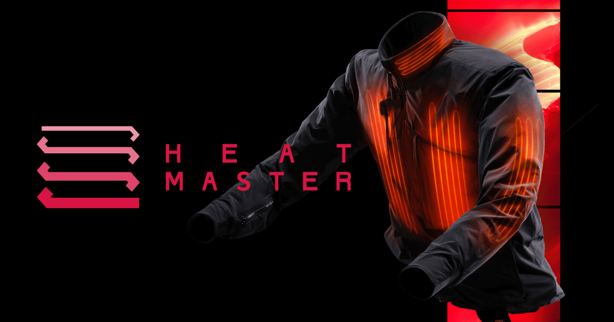 公式】冬のツーリングをもっと楽しむ10秒発熱電熱ウェアHeat Master（ヒートマスター）